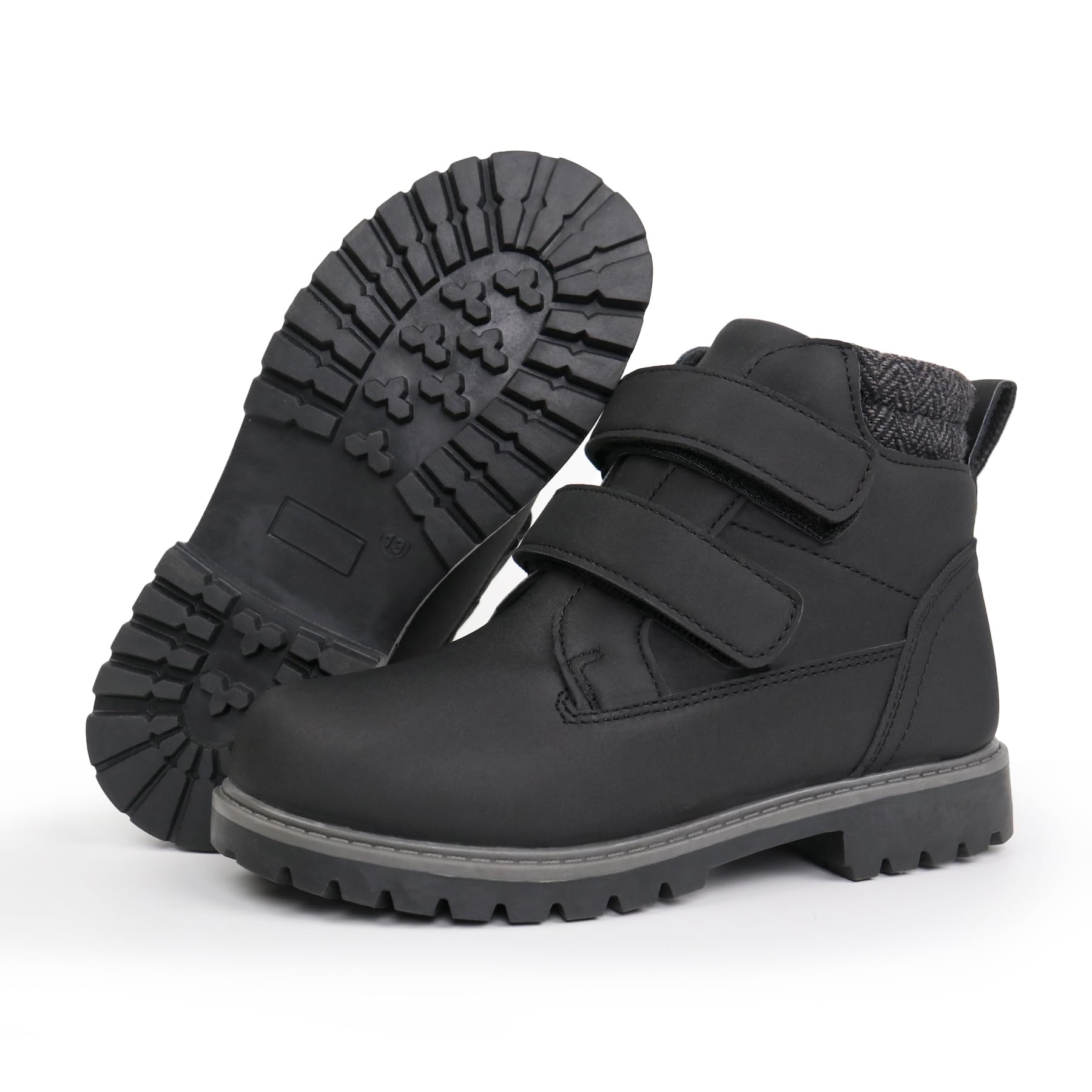 Tobfis Kids Waterproof Strap Work Boots
