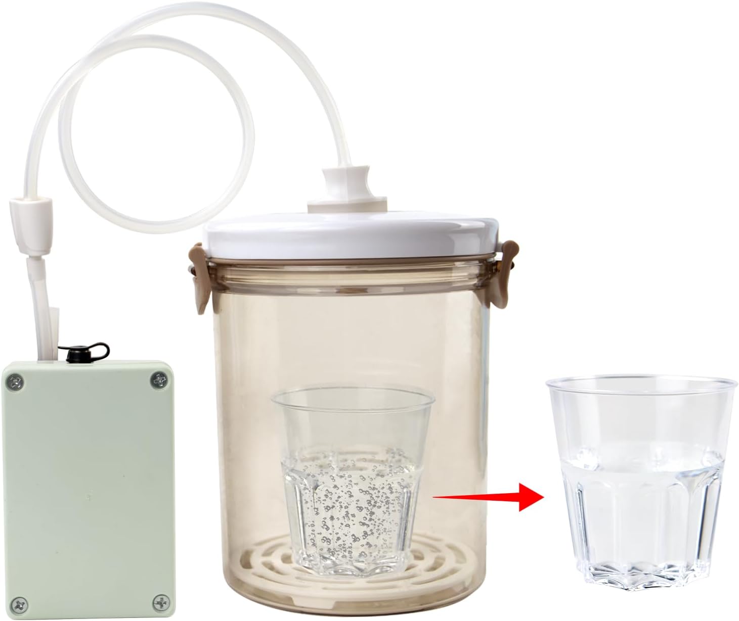 Resin Bubble Remover, Mini Resin Vacuum Chamber and Pump Kit for Quickly Remove 99% Bubble Within 7 Minutes, Vacuum Pressure Pot for Eepoxy Resin Casting, Resin Arts Crafts and Jewelry Making