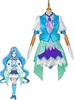 新品 キュアフォンテーヌ ヒーリングっどプリキュアコスプレ衣装コスチューム Amazon.co.jp: Opmch_cos ヒーリングっど・プリキュア キュア