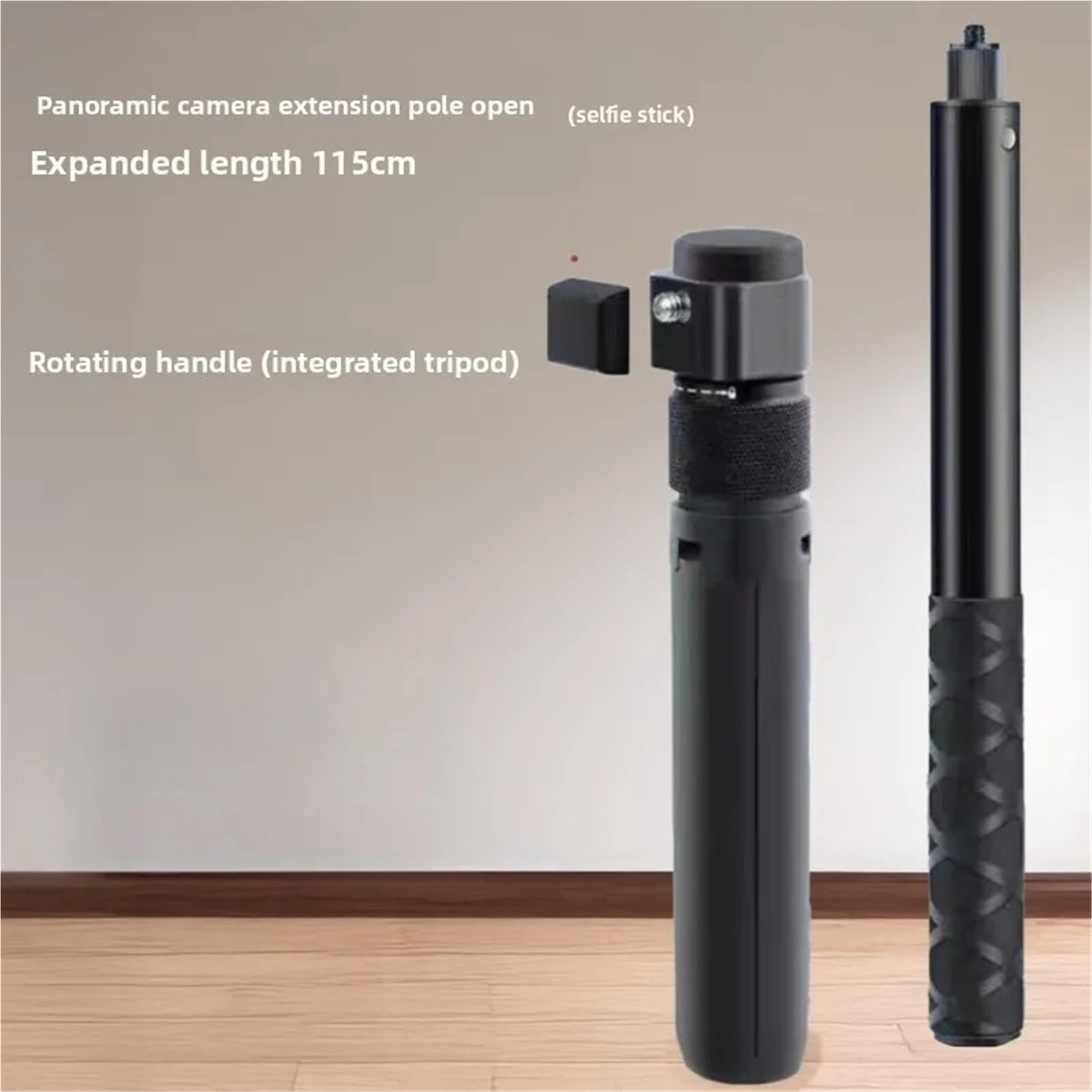 Compatibile con DJI il supporto for treppiede con impugnatura rotante for fotocamera panoramica Bullet Time(1Handle 1SelfieStick)