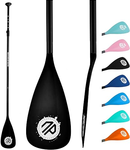 Sup Paddle, 3 y 4 piezas desmontables remo flotante paddle, paleta de kayak ajustable, remos duraderos