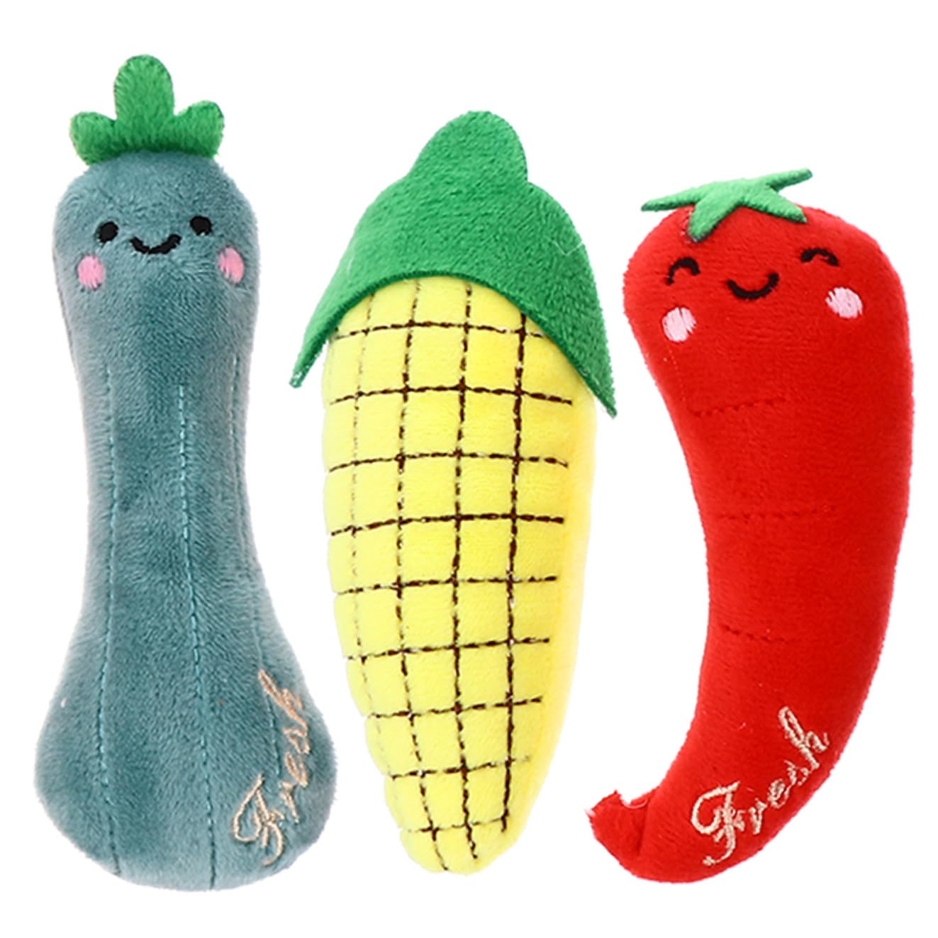 ifundom 3pièces Jouet Molaire Peluche pour Chat Jouet à Herbe à Chat Lot de à Mordre pour Intérieur