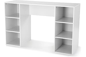 Mainstays 6-Cube Storage Computer Desk: An Ideal Work-From-Home Solution