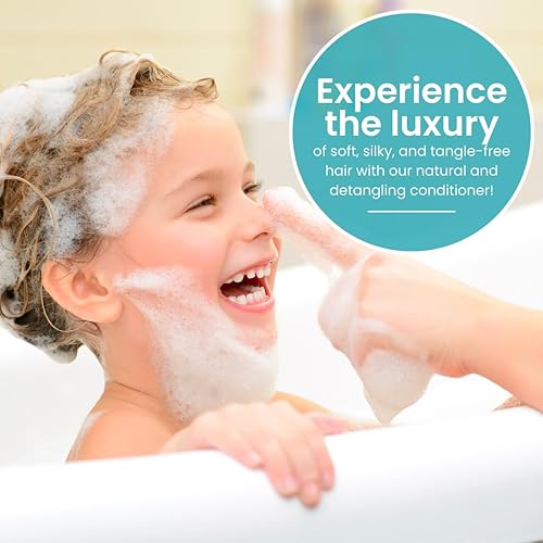 Miniatura 5 de Little Twig Acondicionador desenredante, acondicionador natural con fórmula derivada de plantas, acondicionador para el cabello con aceites