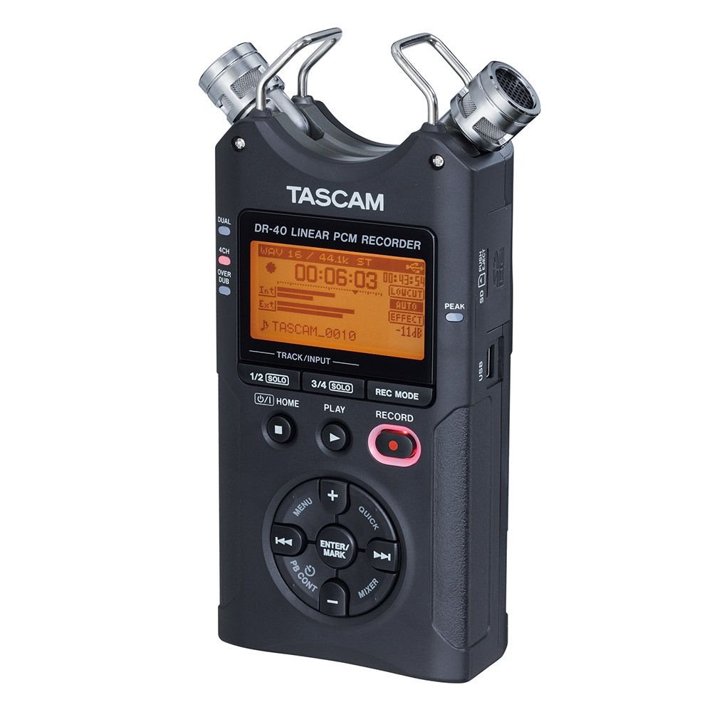 TASCAM リニアPCMレコーダー DR-40VER2-J（アクセサリー付き） Amazon | TASCAM 24bit/96kHz対応リニアPCMレコーダー DR-40VERSION2