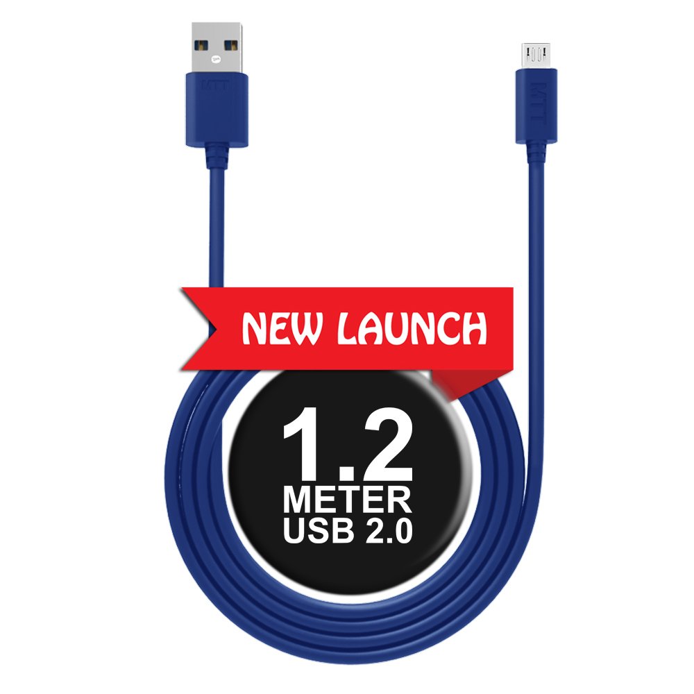 MTT Quick Charge Micro USB Cable (1M) – Super Durable Sync & Charge with 10000+ Bend Lifespan (1 Meter, Blue) (B01MT3SUXQ) Amazon Price History, Amazon Price Tracker
