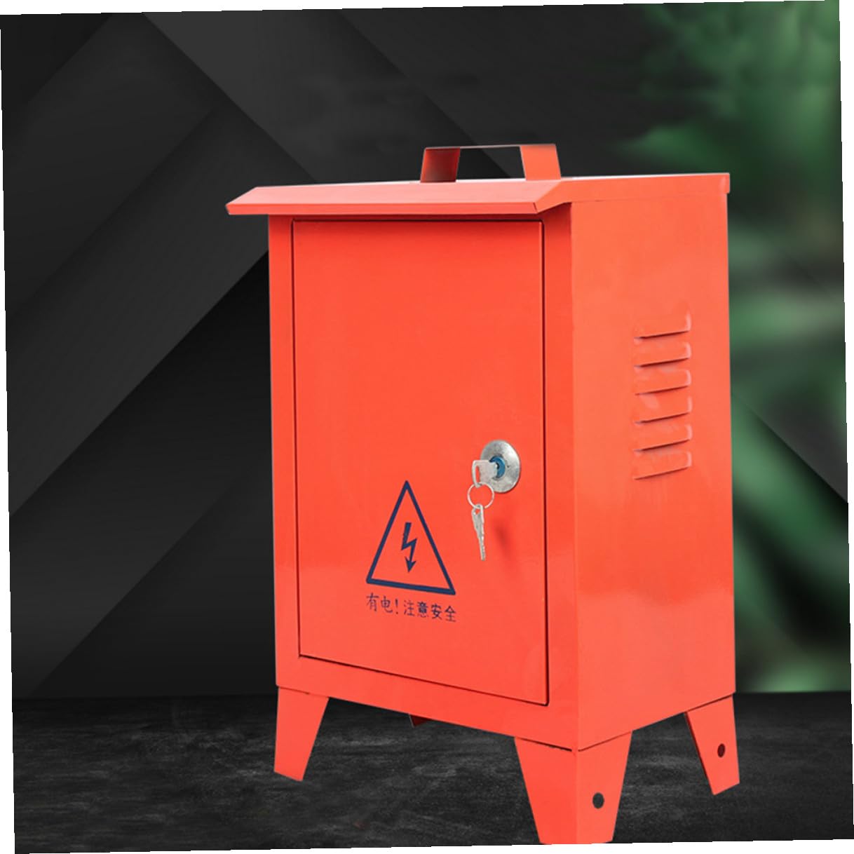 Outdoor Weatherproof Electrical Junction Box with Breaker Box Cover for Outdoor Cable Management Portable 250x300x180mm Enclosure for Construction Sites