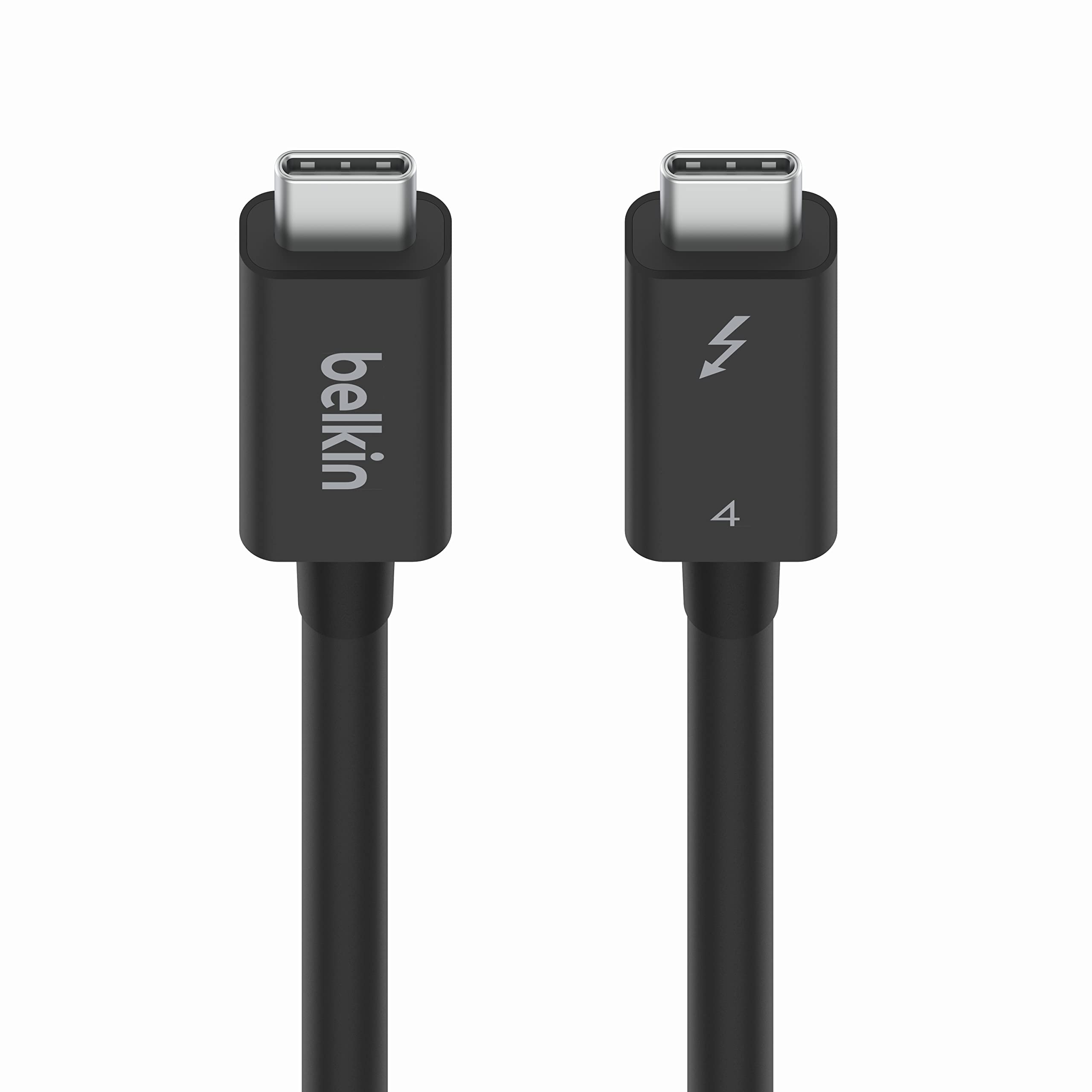 Belkin Cavo Thunderbolt attivo 4 (2 m), collegamento USB tipo C con alimentazione da 100 W, compatibile con PD, compatibile con TB3, MacBook Pro, eGPU e altri dispositivi