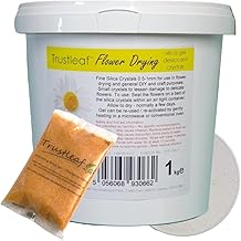 Trustleaf 1kg / 2.2lbs TUB Flower Drying Granular Silica Gel Crystals 0.5-1mm Grain Sand (1kg TUB - f)
