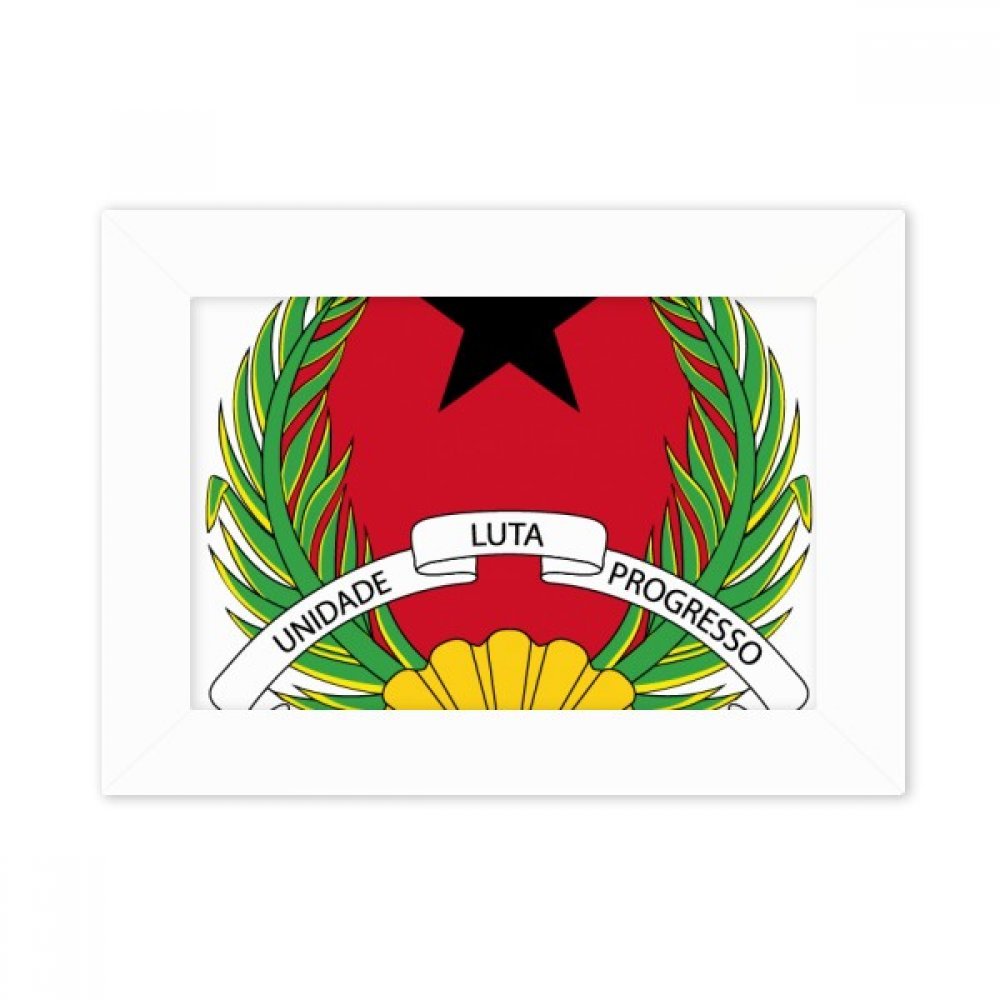 Image art Guinée Bissau multicolore netteté durable cadre 5x7