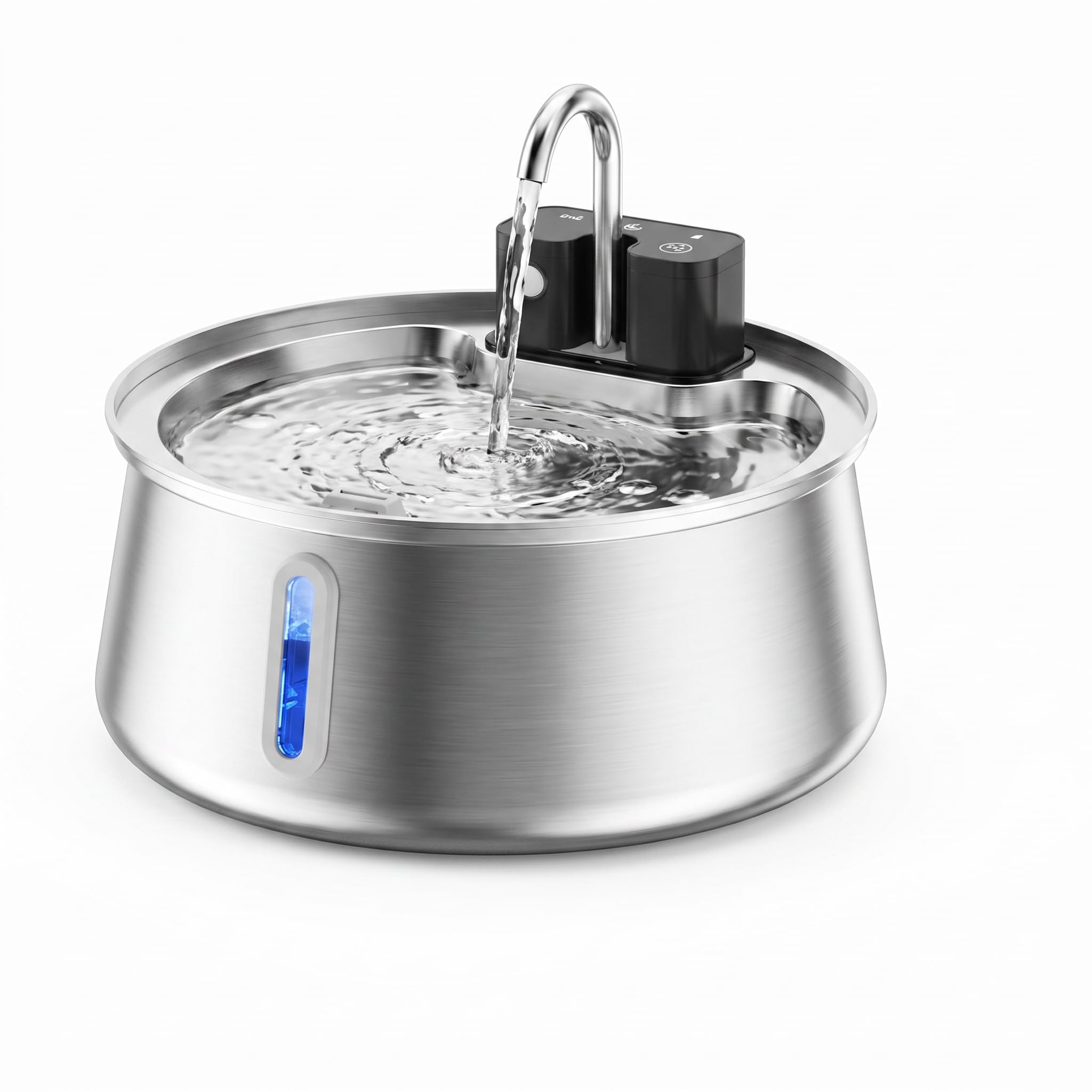 Vello Kabelloser Katzenbrunnen Edelstahl – Automatischer Wasserspender