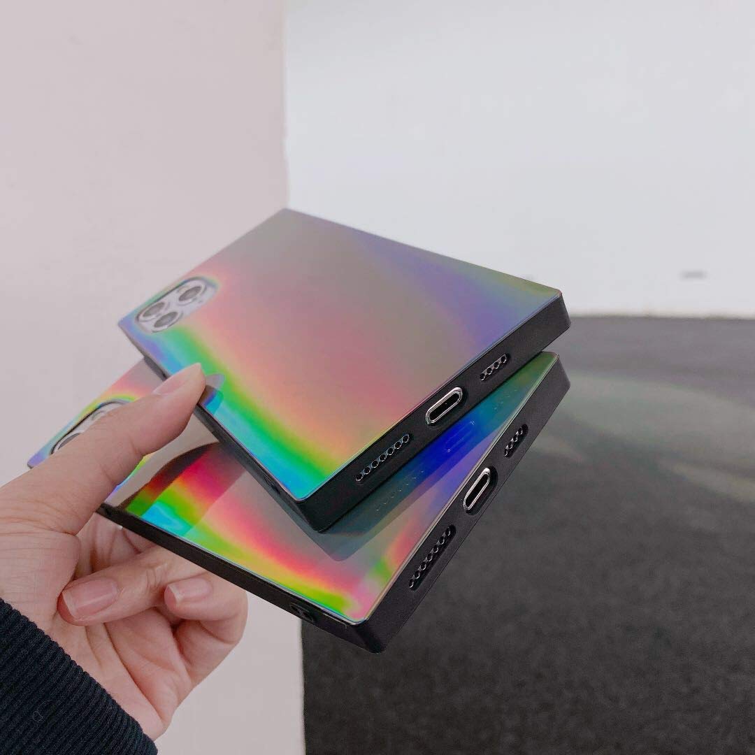 Holographic Iphone X Case Iphone Xs Case Square Rainbow Laser | Desertcart  Seychelles, image size:1080x1080