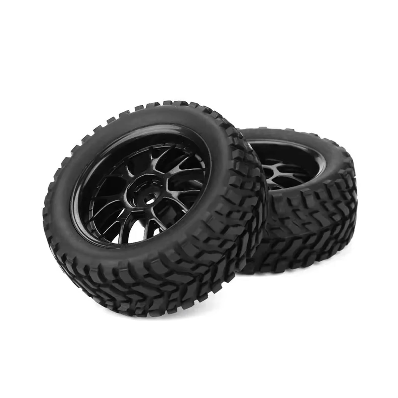 Per HSP Per HIMOTO Per HPI Per Re 1:10 RC Car Pneumatico In Gomma Fuoristrada Veicolo Traino Auto Pneumatico Ruote Corsa Piatte Auto Strada Set 4 Pezzi Adatto Ruote