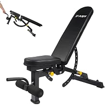IFast Adjustable Weight Bench Workout Incline Decline Bench Press for Weight Lifting Strength Training Benches Full Body Workout Commercial Grade Multifunctional Exercise Bench Home Gym