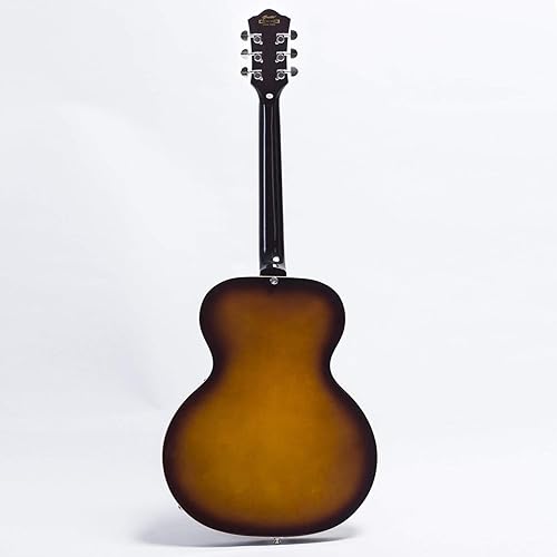 Miniatura 2 de GROTE Jazz - Pastilla P90 para guitarra eléctrica, cuerpo hueco, cromo (Vintage Sunburst)
