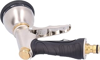 Shanrya Pulverizador de mangueira de jardim, bocal de mangueira portátil para lavagem de carro, pulverizador de mangueira de alta pressão de 480 g para irrigação de jardim, lavagem de carro, irrigação agrícola