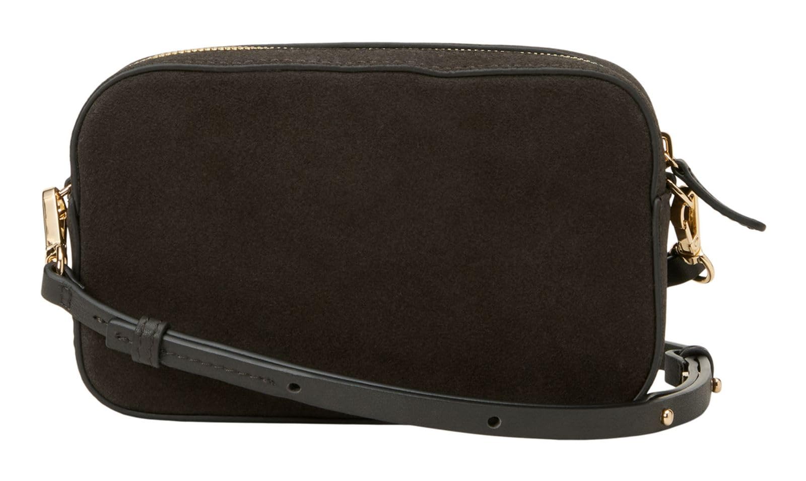 Marc O'Polo Pelle borsa a tracolla Liana 2 in 1 Crossbody Bag Burnt Coffee marrone scuro