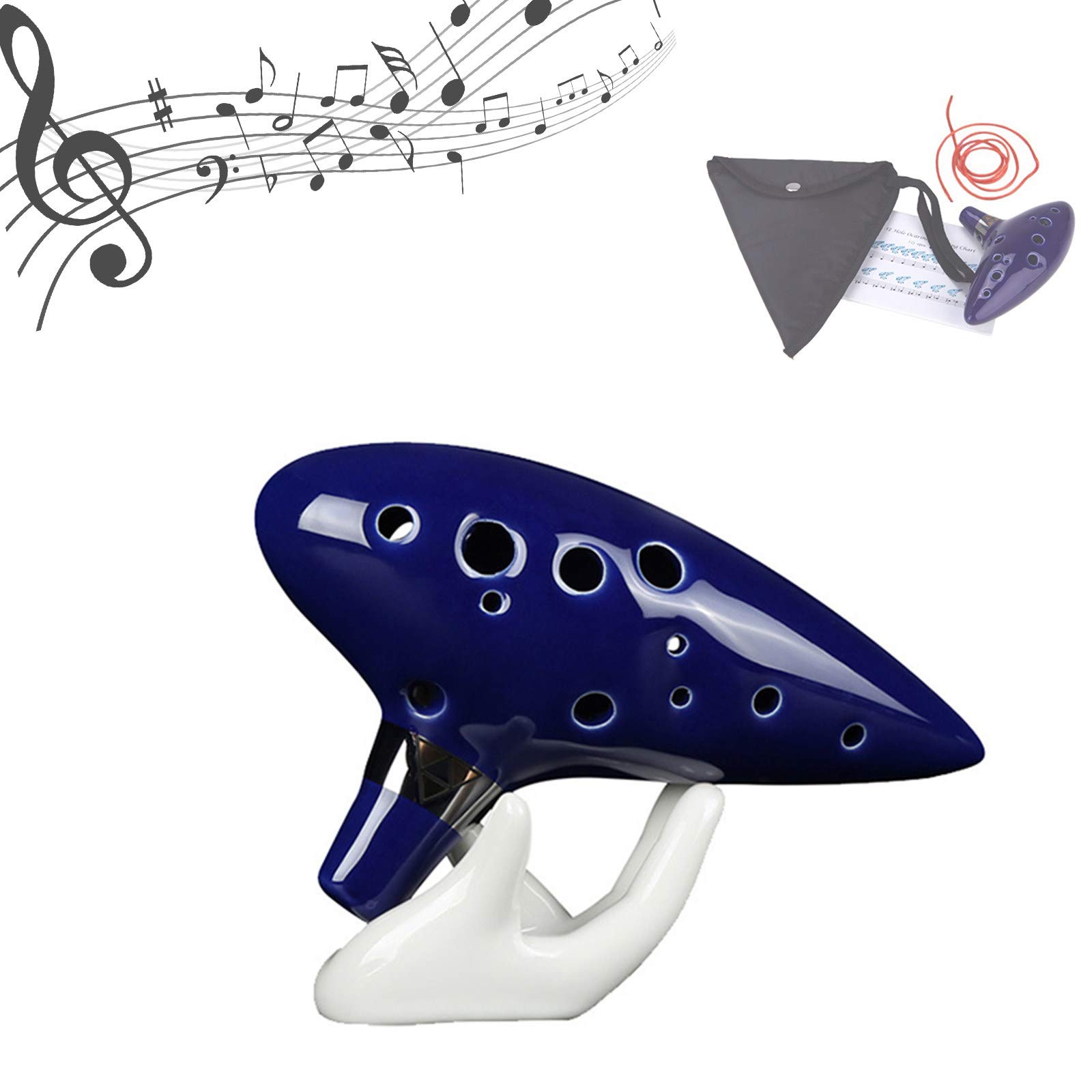 Buy Zelda Ocarina Instrument with Neck Strap Cord and Song Book (Songs