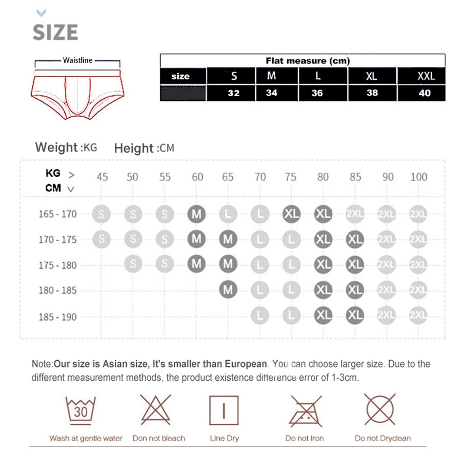 Intimo da Uomo in Cotone a Vita Bassa Slip Sexy alla Moda Comodi Boxer antibatterici assorbenti del Sudore