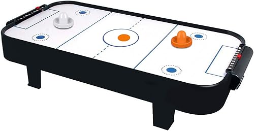 Miniatura 71 de ONE250 Empujadores de hockey de aire y discos de hockey de aire rojo, asas de portería, accesorios de repuesto para mesas de juego