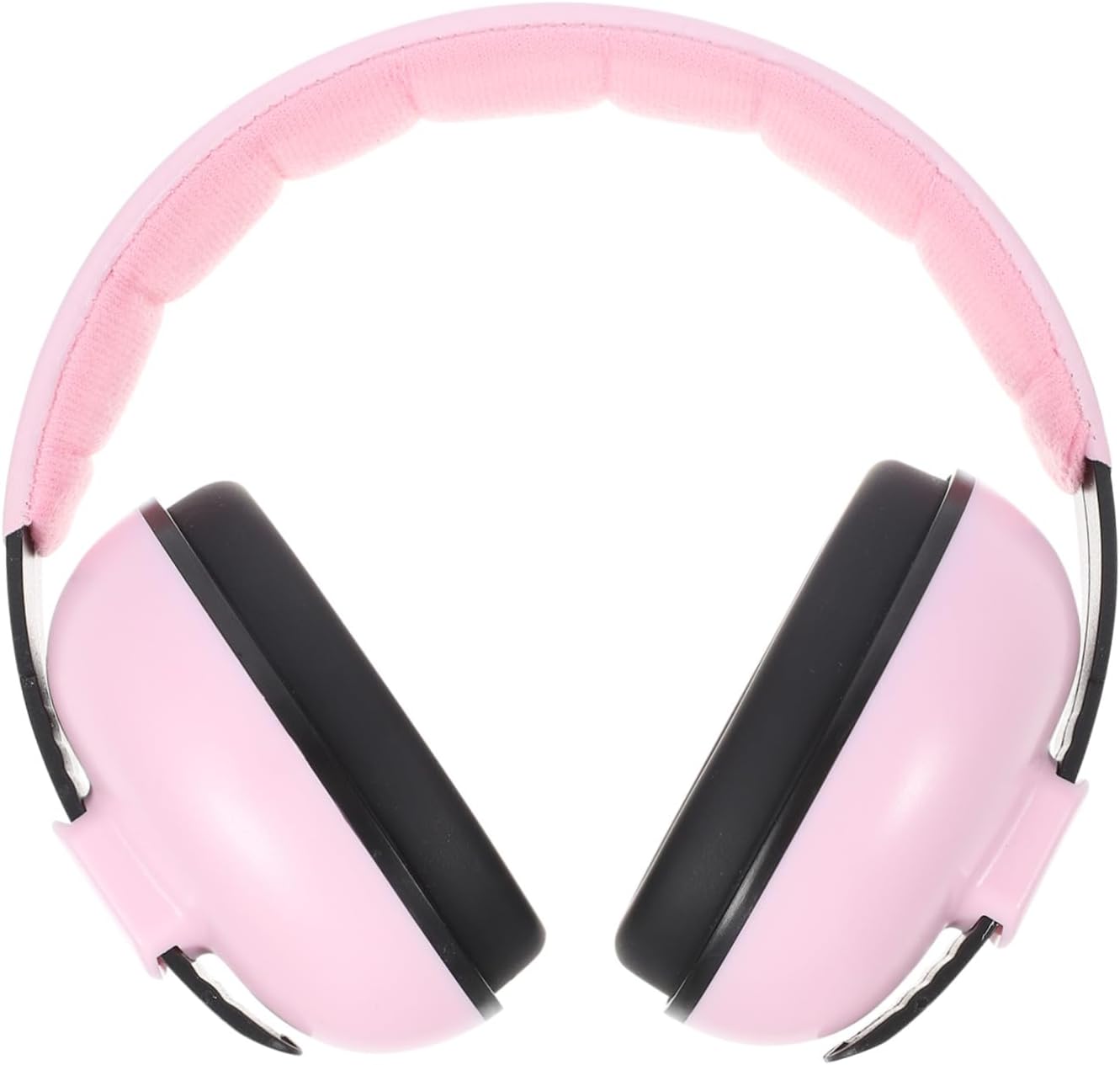 Ear Protection Earmuff with Noise Blocking Foam Lightweight Hearing Protector for Sleeping and Pink Headband for Concerts and Airplanes