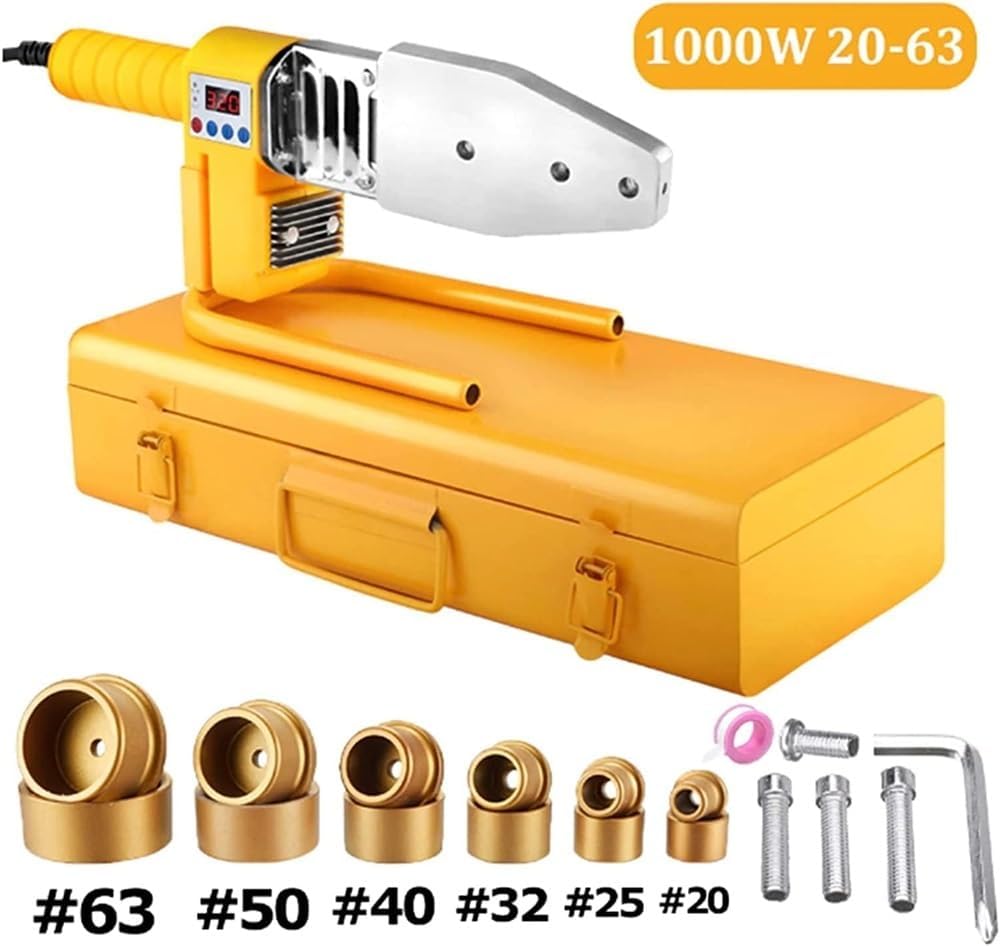 Plastic Pipe Welding Machine,20-63Mm Tube Heating Hot Melt Machine Temperature Control Tool for PP/PPR/PB/PE