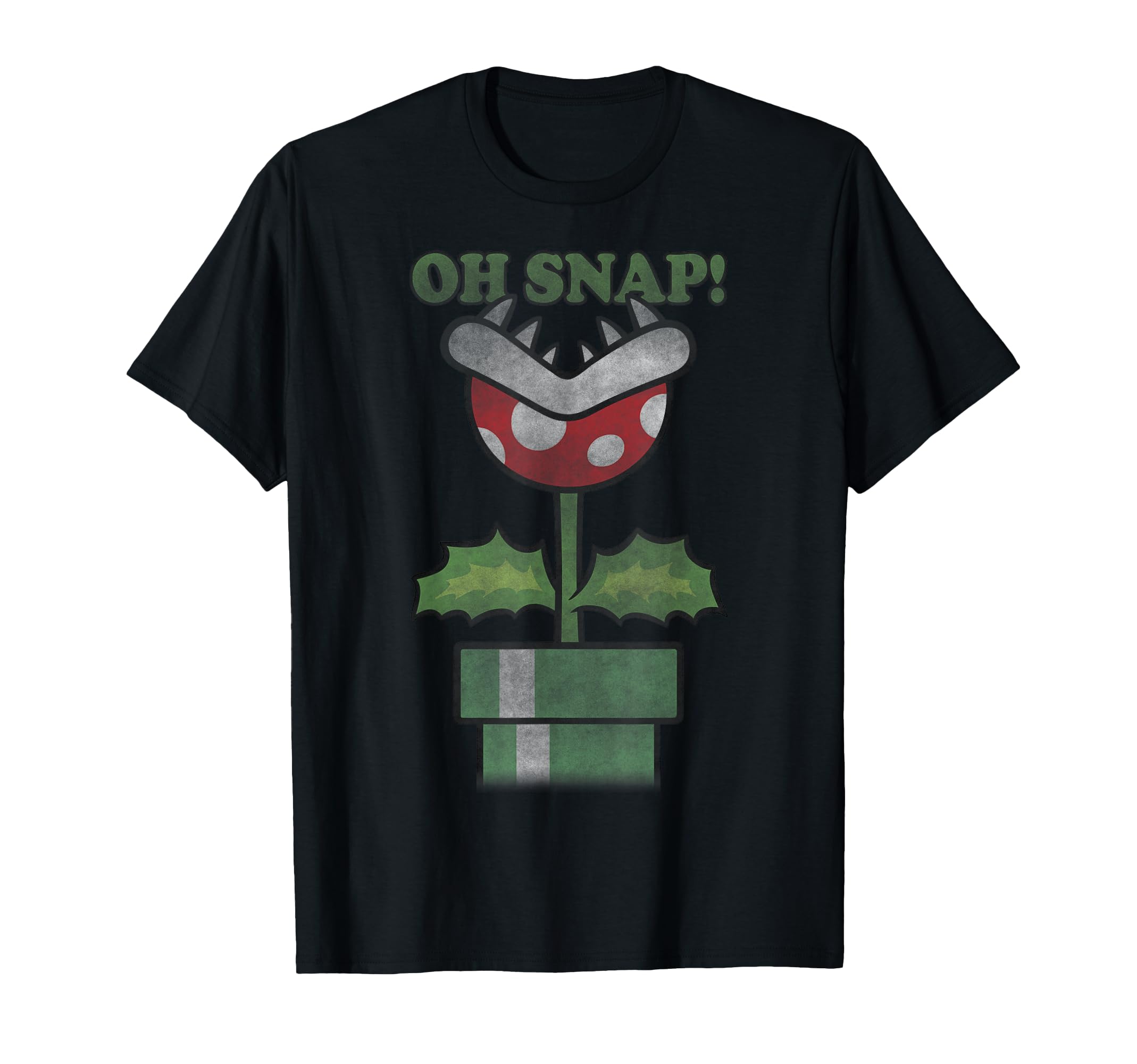 Nintendo Super Mario Piranha Plant Oh Snap Vintage T-Shirt