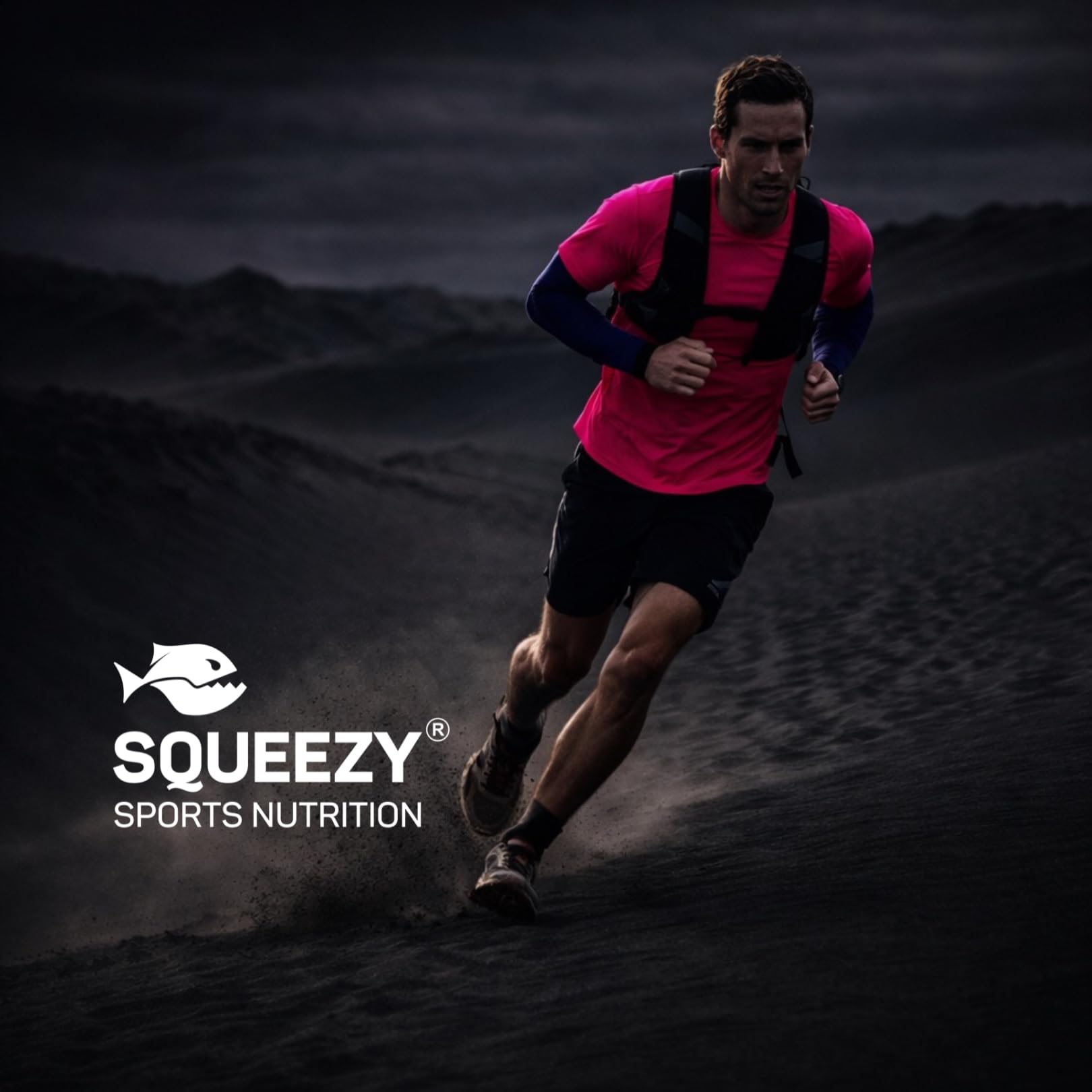 Squeezy Liquid Energy (Himbeere) 12er Pack - Sport Energy Gel mit erhöhtem Wasseranteil für schnelle & dauerhafte Energie bei maximaler Verträglichkeit beim Radsport, Marathon & Co. - ohne Nachtrinken