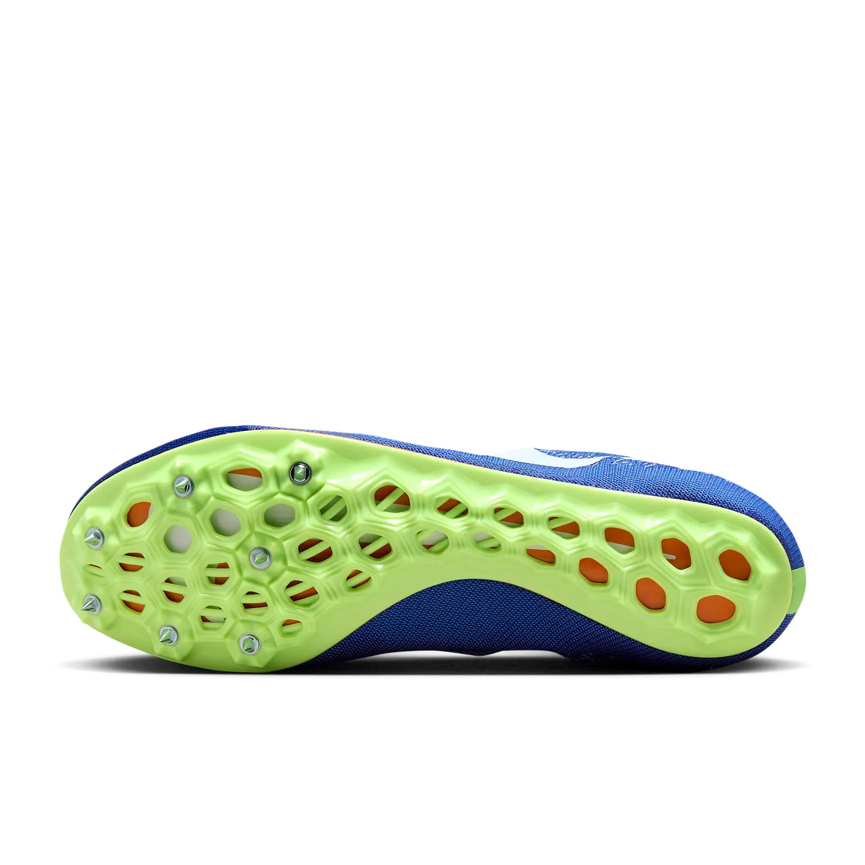 Nike Ja Fly 4 Track and Field Sprinting Spikes (DR2741-400, Racer Blue/Safety Orange/White) Size 14