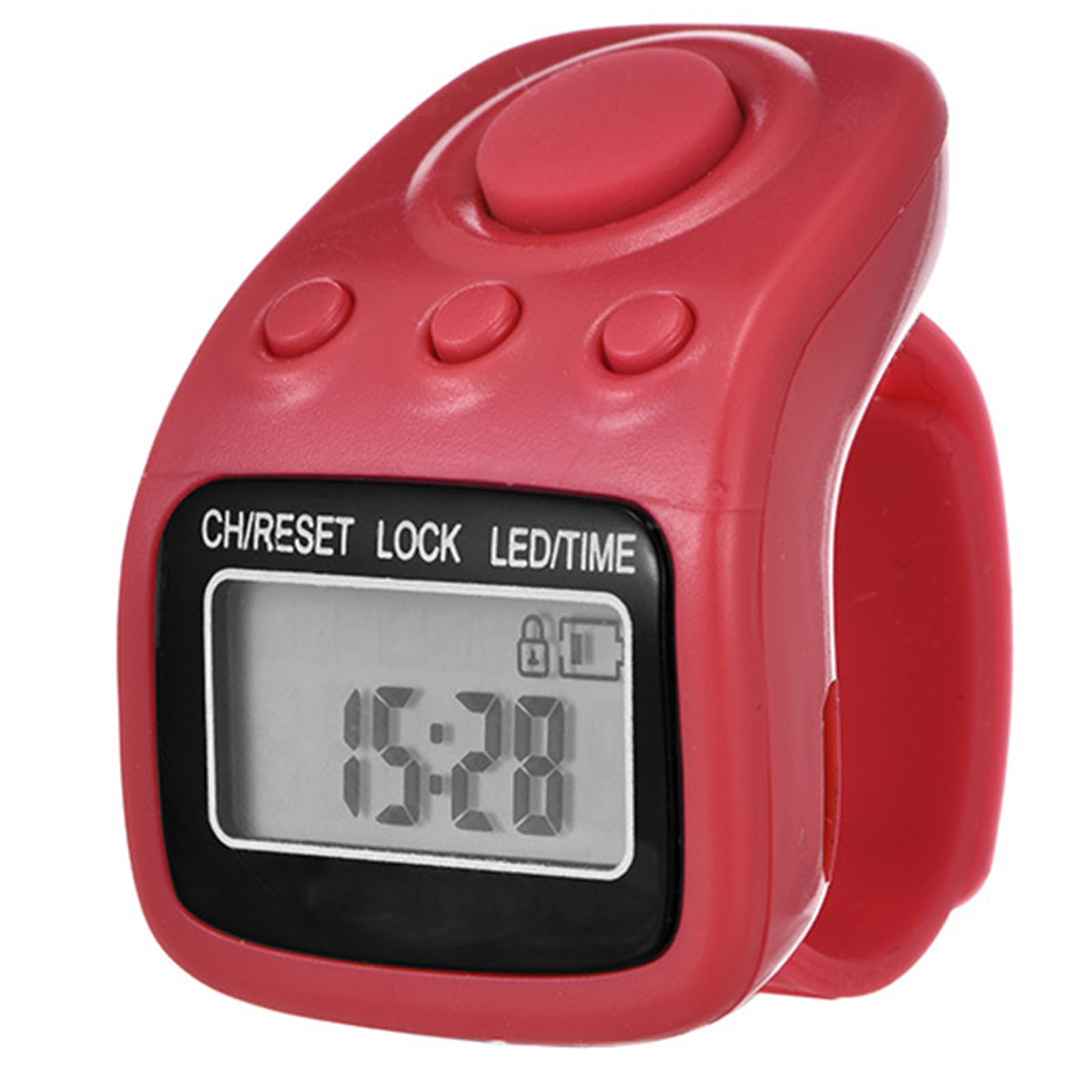 Finger Counter 6 Channels Digital Counter Clickers Handheld Portable Tasbeeh with Case Resettable Clickers Portable Counting Device
