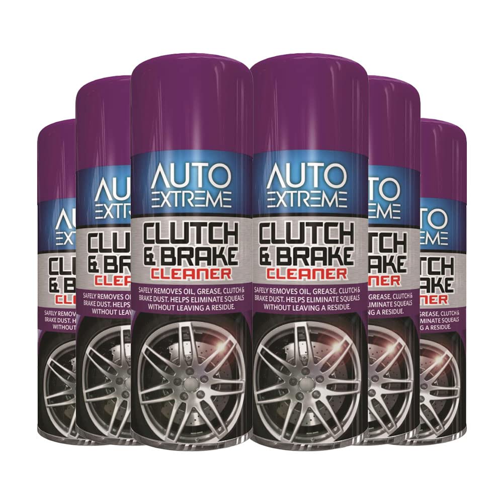 Classic Signature - 6 x Auto Extreme Cluch & Break Spray Paint 400ml Professional Quality, Perfect Finish for Cars, Bikes,Vans, Metal, Wood