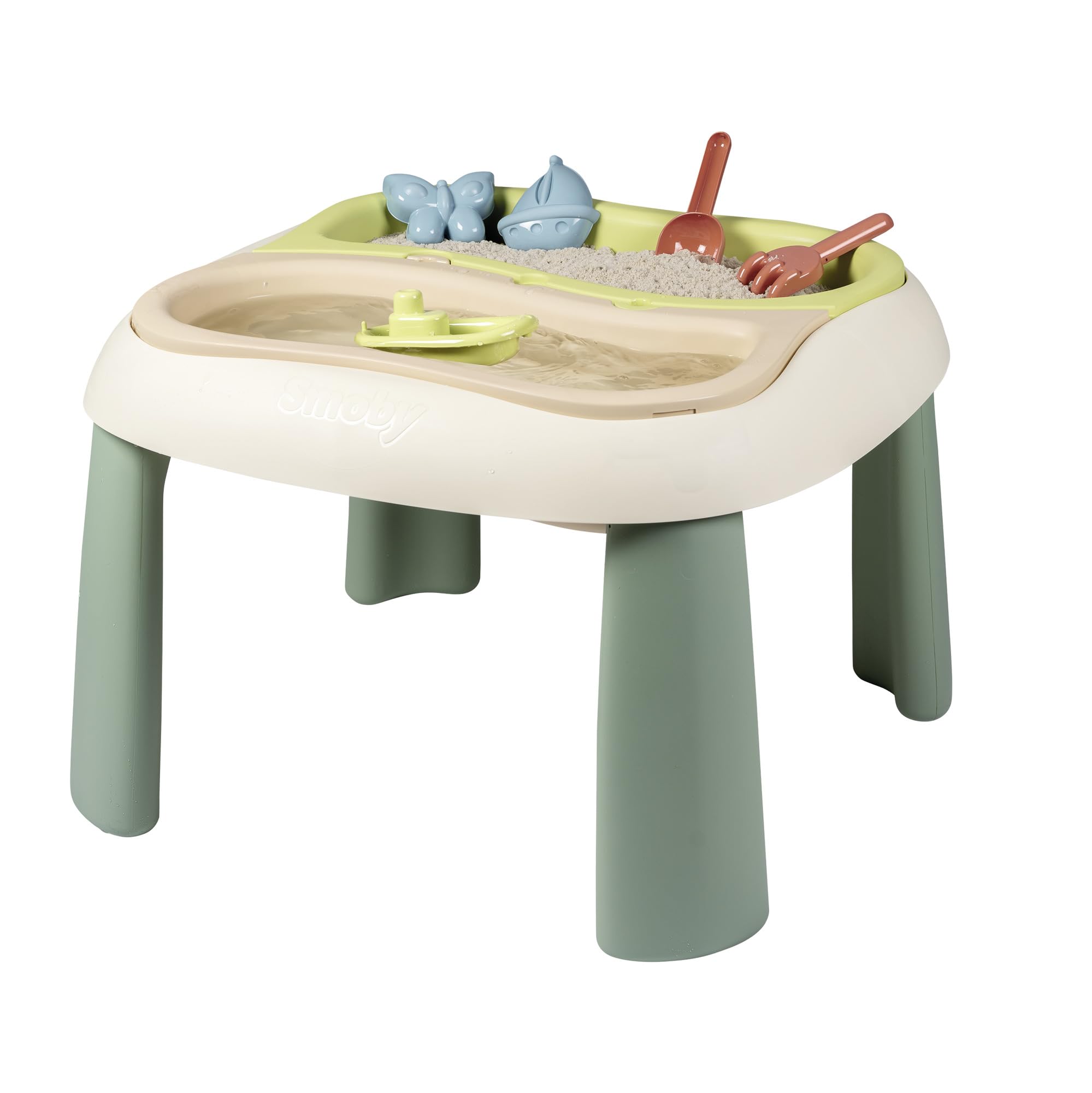 Smoby Life - Mini Sabbiera Doppia - A forma di conchiglia - Paletta