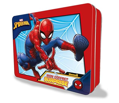 Marvel Spider-Man – Mon coffret surprise – Coffret coloriage et activités avec poster – Dès 5 ans