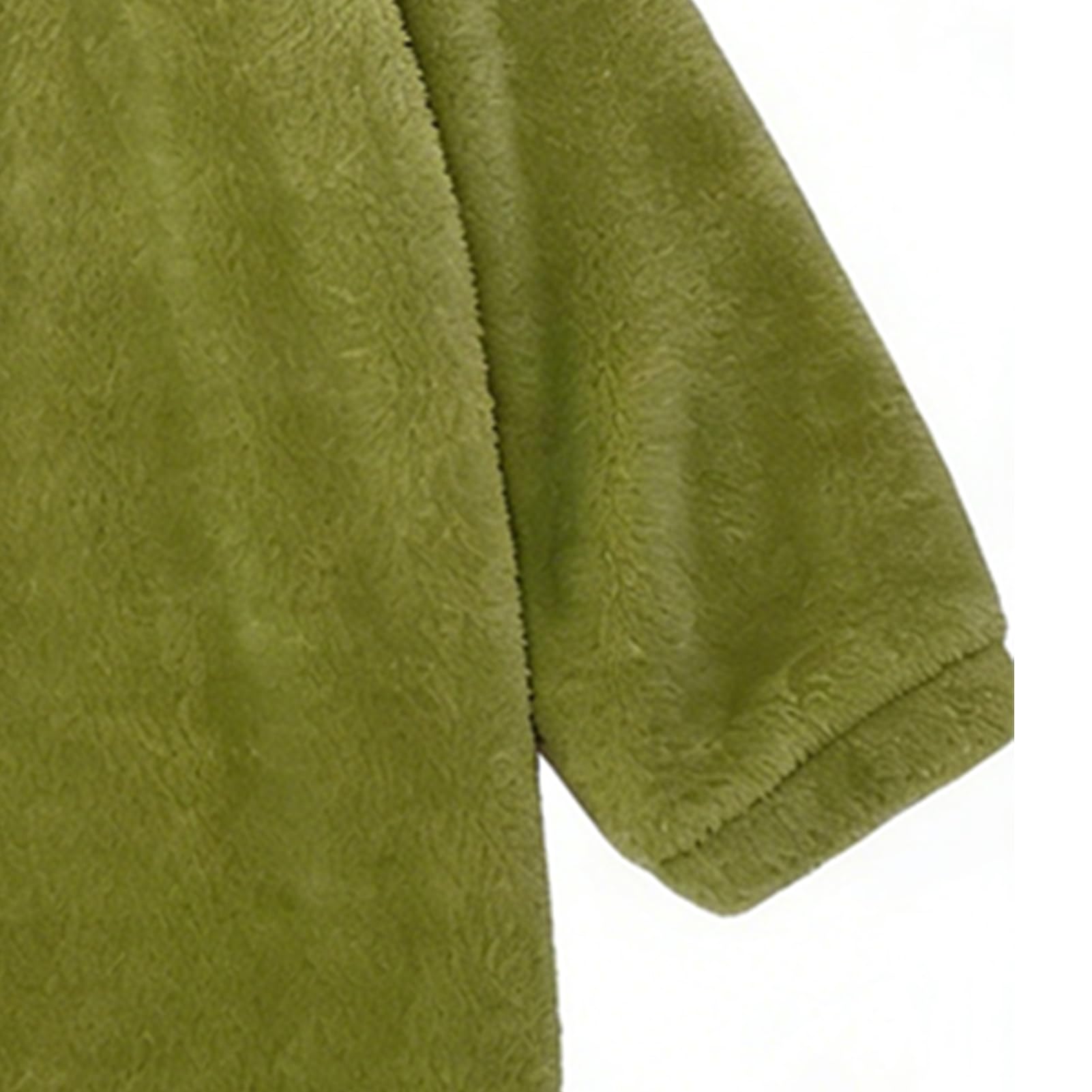 Generisch Pijama de peluche con capucha suave - Cómodo pijama para parejas, mujeres y hombres, hogar, viajes, noche de cine, fiesta de invierno, carnaval