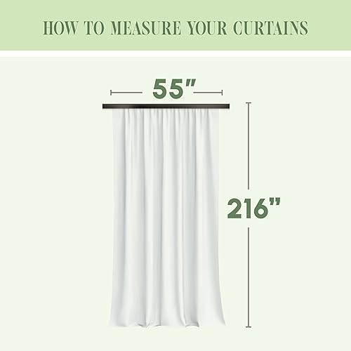 Miniatura 3 de WPM elegante cenefa tipo bufanda blanca transparente de 216pulgadas de largo