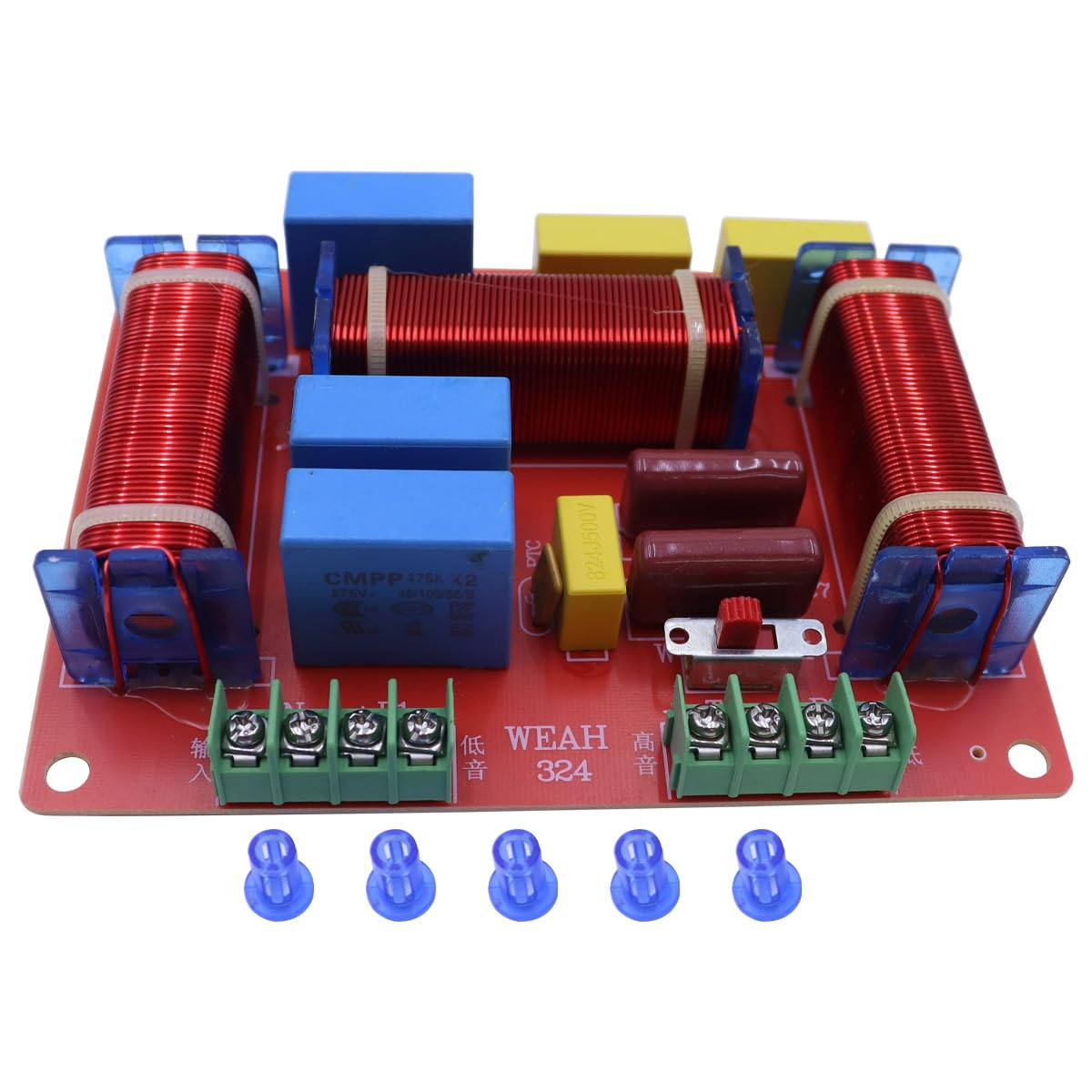 Filtre de haut-parleur HiFi 3 voies 400 W réglable 4-8 ohms Diviseur de fréquences