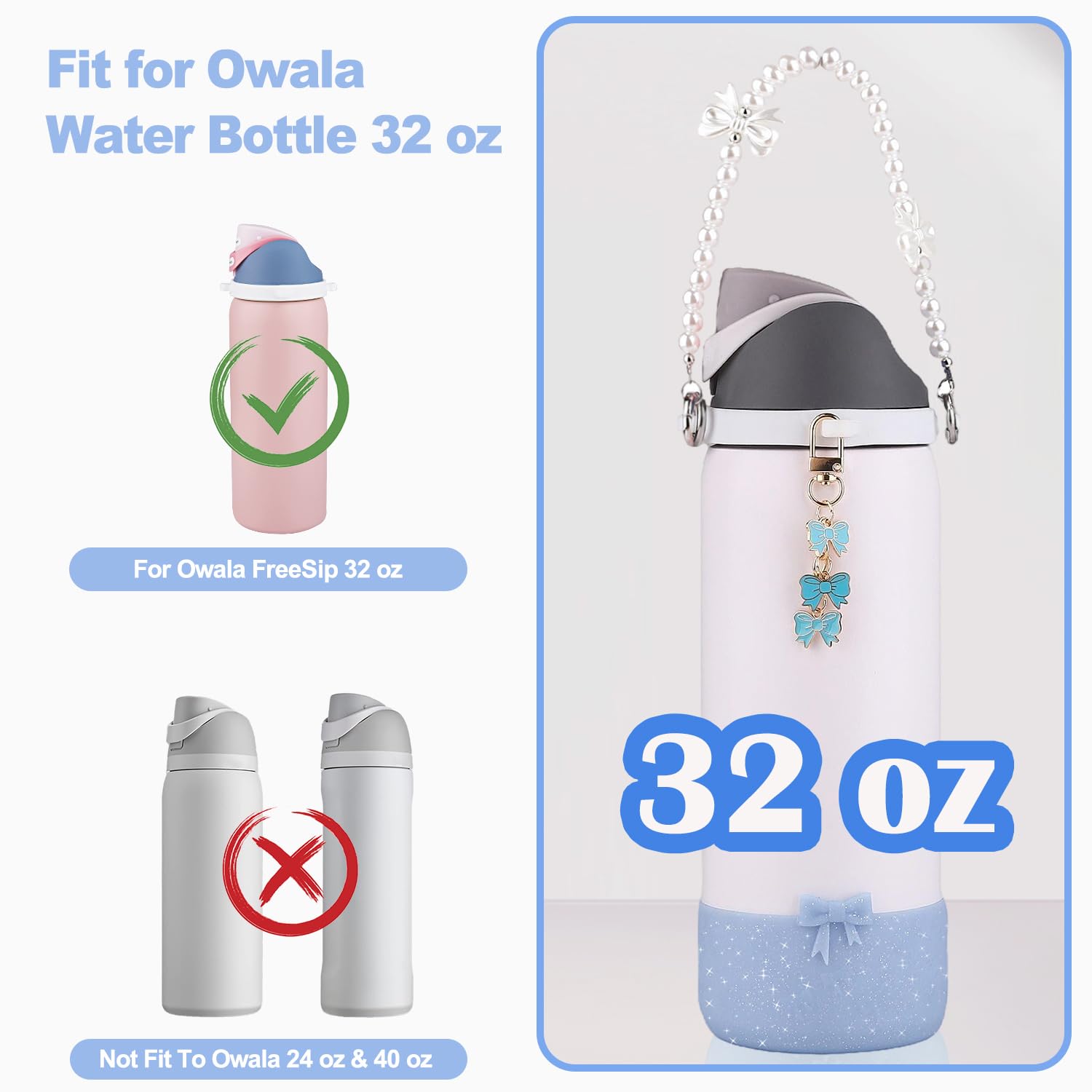 Amazon.co.jp: Owala FreeSip用ウォーターボトルアクセサリーセット 24