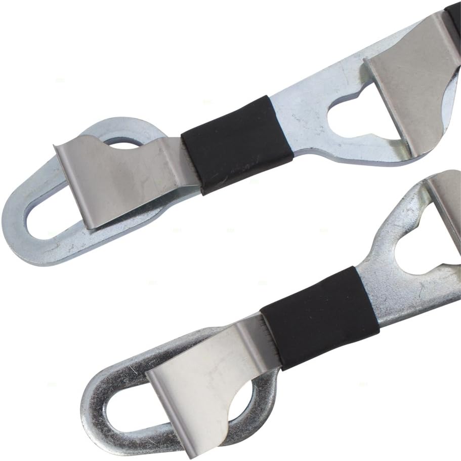 Brock Replacement Set Tailgate Cables w/Hardware Kit Compatible with 2004-2012 Colorado Canyon Pickup Truck 20817818