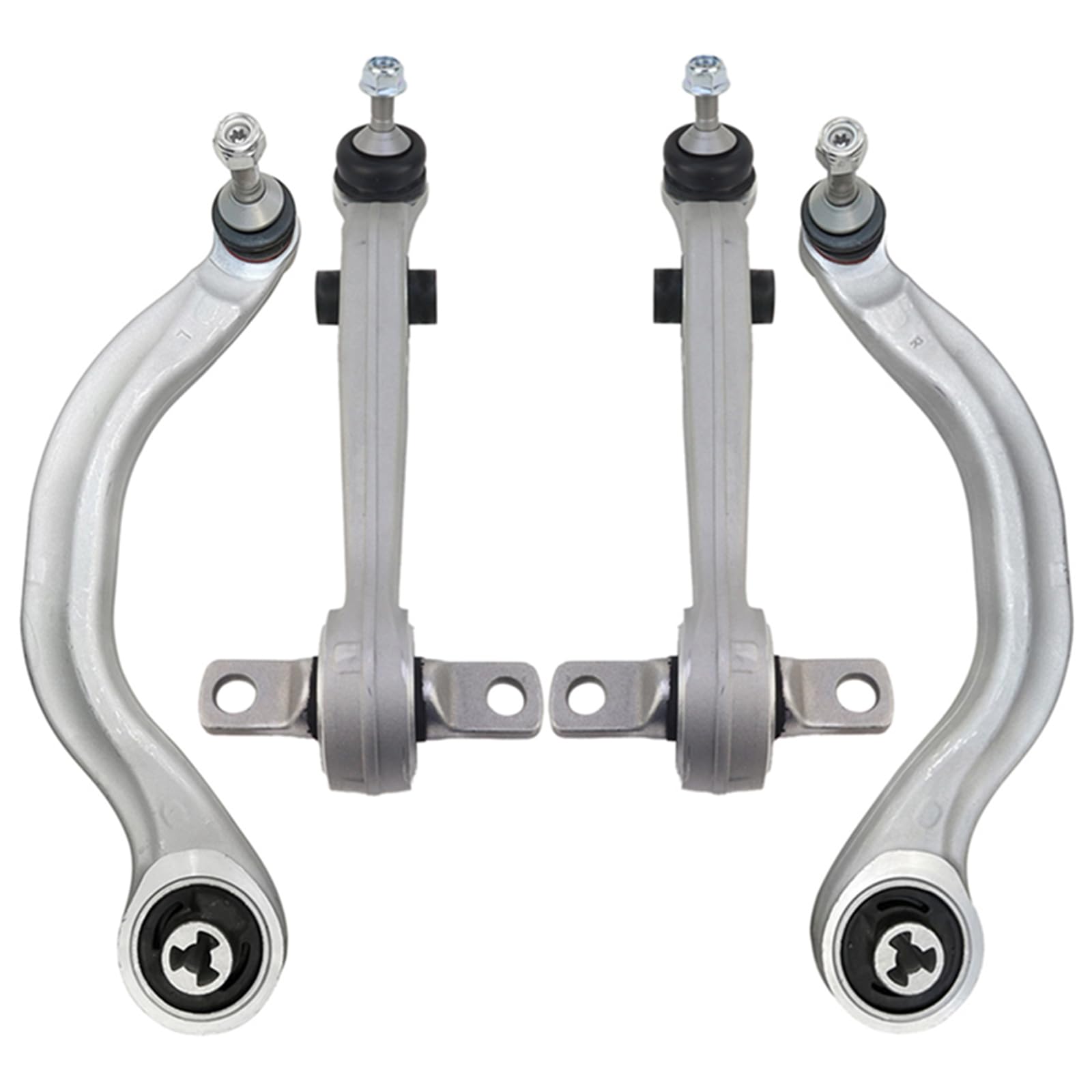 MUNIK Front Lower Control Arm 4-Piece Set For Tesla MODEL 3 (5YJ3) 2017 - Replacement# 104434100D *2,104435400A,104435900A