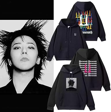プ*ン様 【早い者勝ち】G-DRAGON ジヨン フーディー　パーカー正規品 新品未使用】G-DRAGON HOODIE ZIP-UP BLACK VER パーカー黒