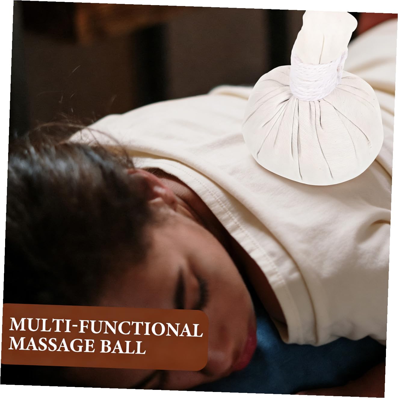 2 Bolas Chinas de Masaje Herbal para Spa y Hogar, Compresas Calientes de Algodón para Aliviar Fatiga y Relajación Muscular Estilo Aleatorio