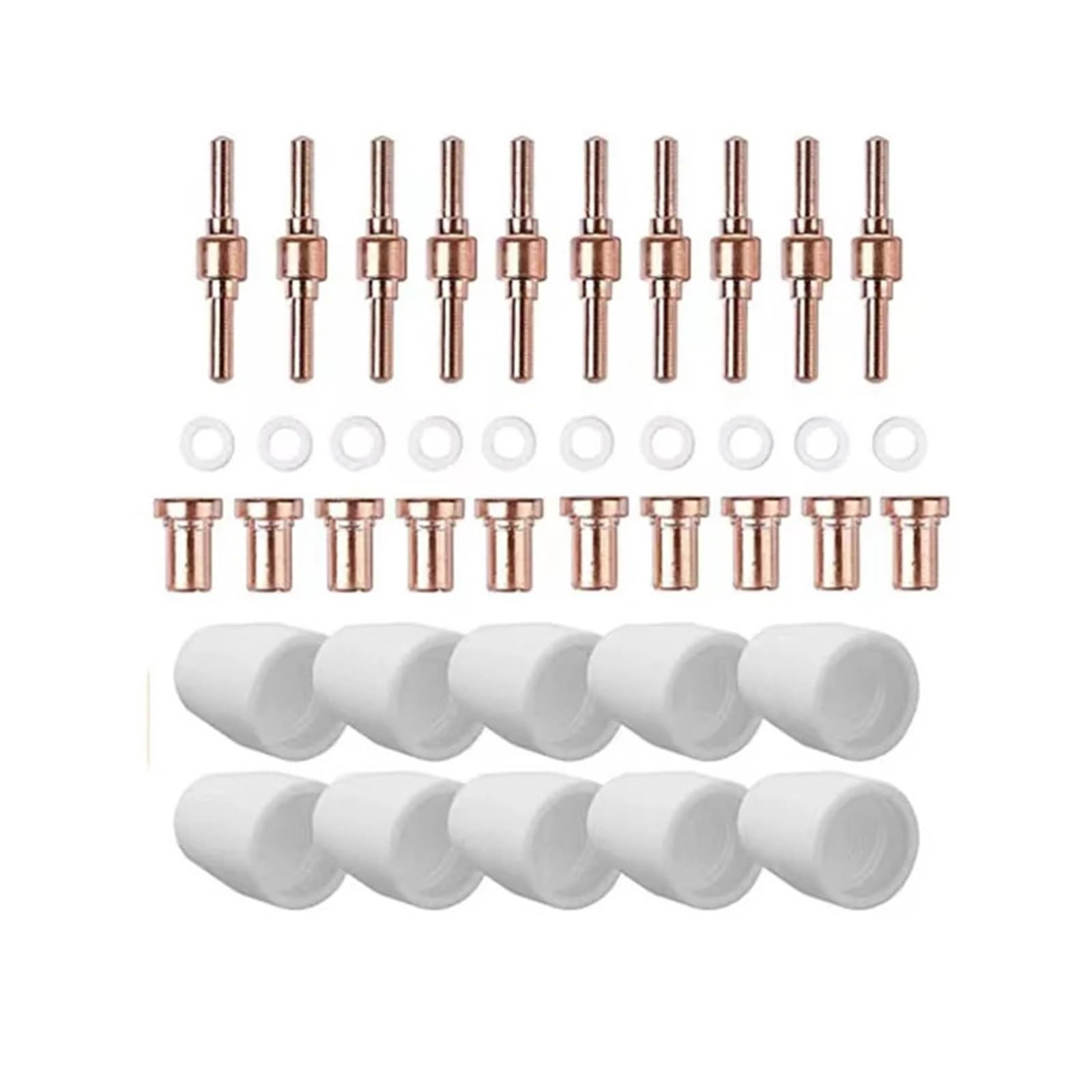 RIVERWELD PT-31 LG-40 20072 Torcia Per Taglierina Plasma Body & Roller Guida Spacer Wheel E Plasma Elettrodo Elettrodo Elettrodo Gas Coppa Di Coppa 42pcs - Foto 8