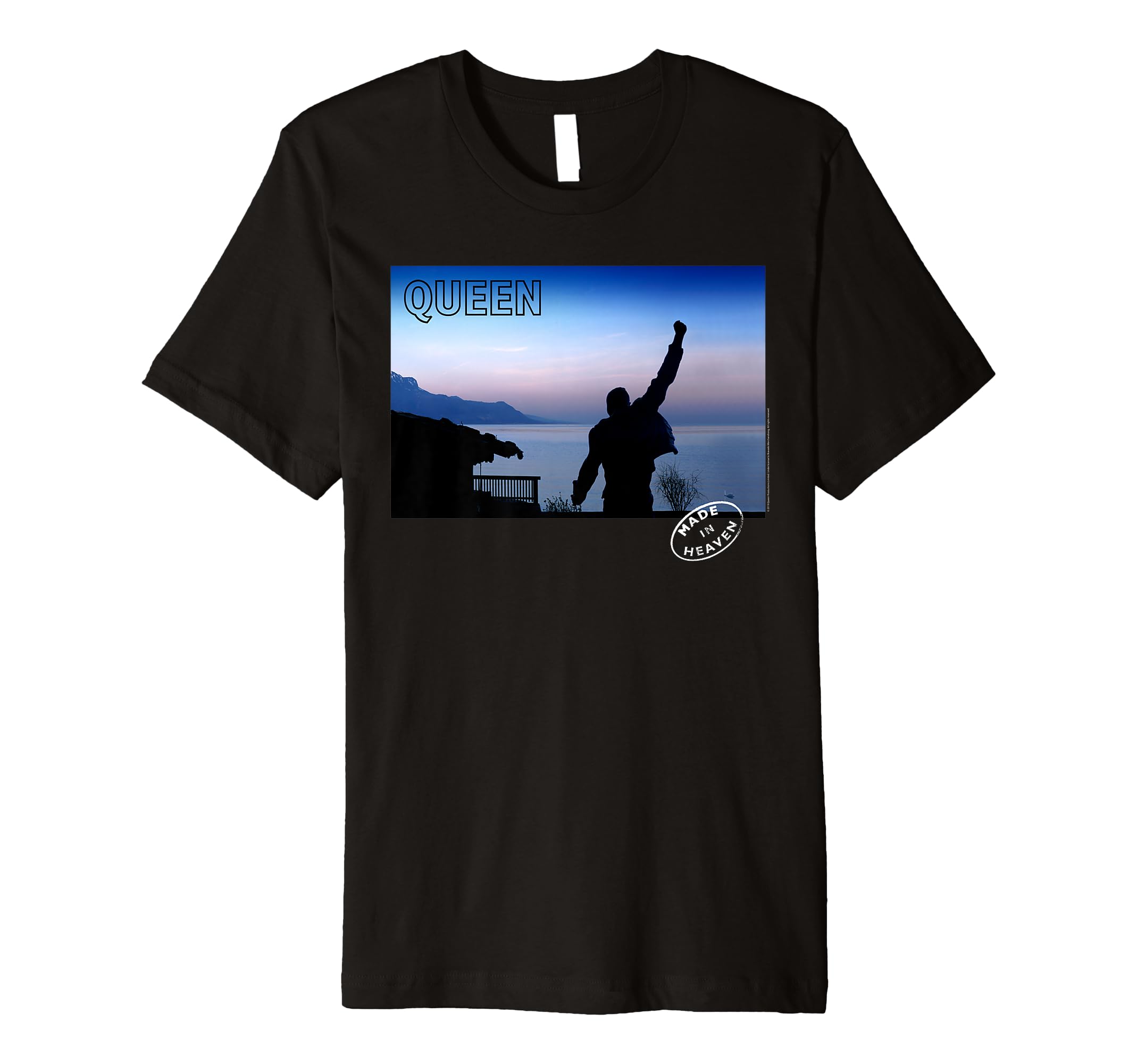 Amazon.com: Queen Official Made In Heaven Photo Premium T-Shirt 
