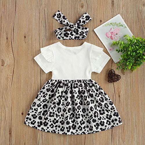 L&ieserram Vestiti 2pz di Fascia+Gonna Floreale