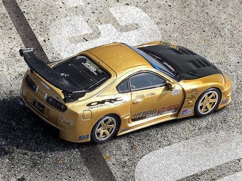 Modelo Inno Supra A80 Top Secret GT300 1/64 Diecast miniatura 4