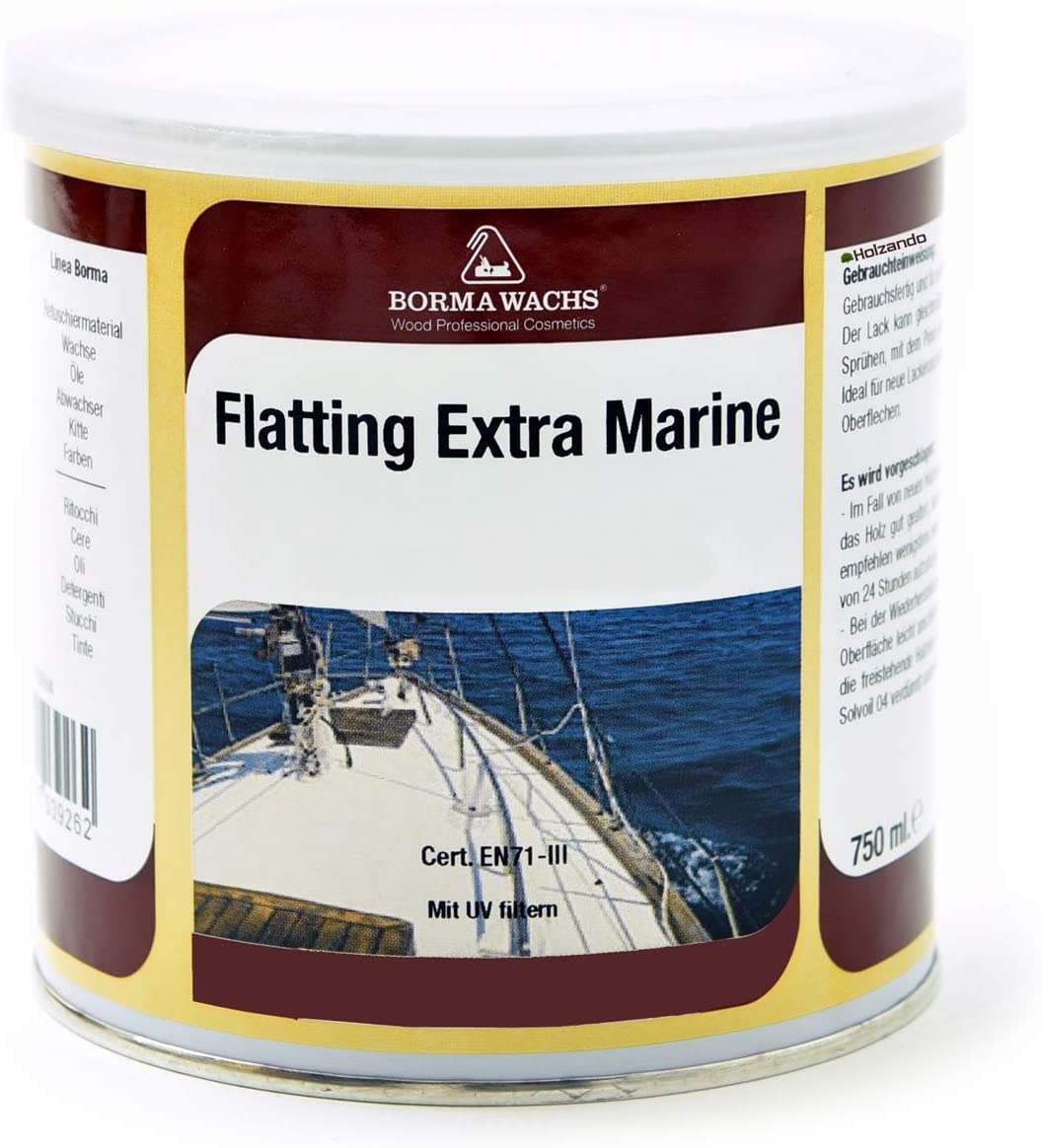 FLATTING EXTRA MARINO PER LEGNO SINTETICO ML.375 LT.0,750 LT.2,5 (LT.2,5 LUCIDO)