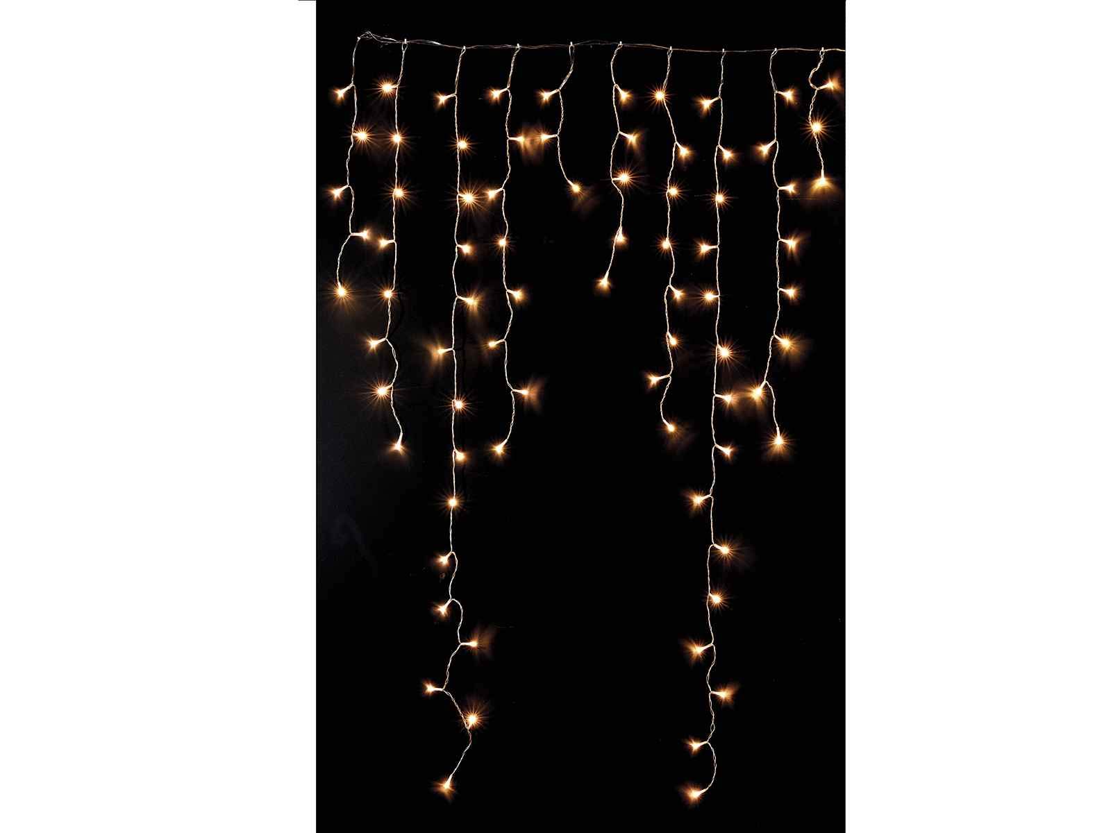 Cortina de luces navideñas con 624 LED para interior y exterior para decorar casa y tiendas