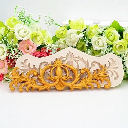 Crown Pattern Resin Silicone Mold Dessert Lace Decoration Kitchen Baking Tools Diy Cake Chocolate Pastry Fondant Moulds