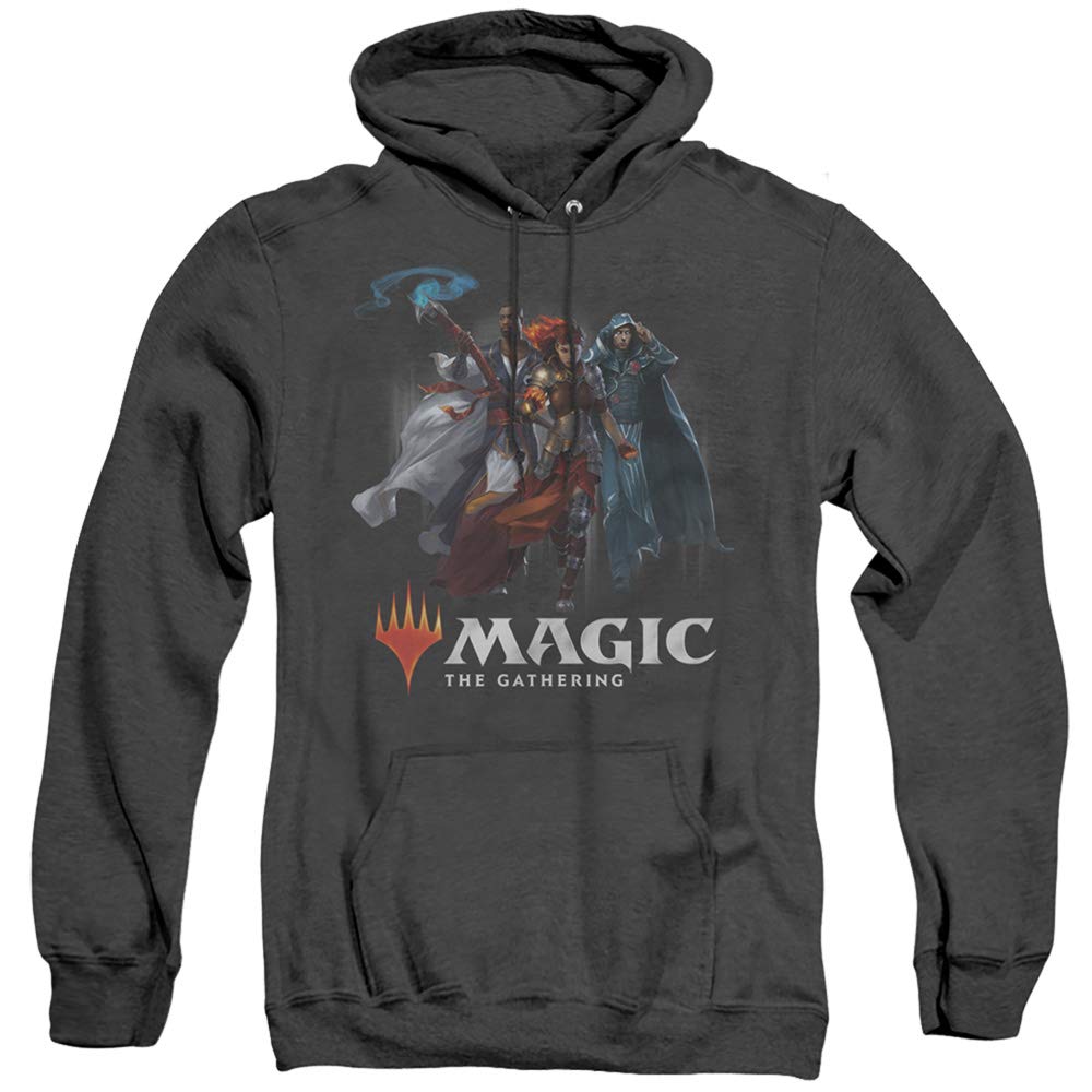 Magic The Gathering Planeswalkers Unisex Adult Pull-Over Heather Hoodie