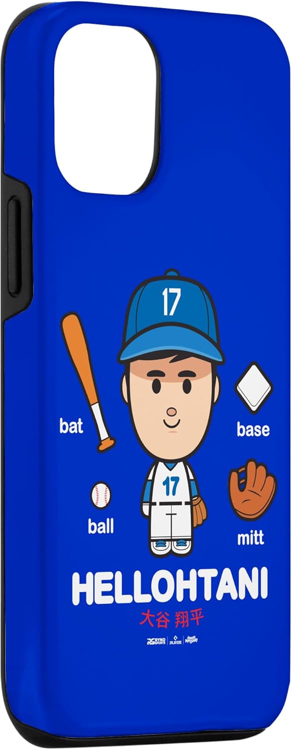 Shohei Ohtani Los Angeles Baseball HellOhtani MLBPA Case for iPhone 12/12 Pro